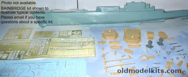 CM 1/350 HMS Campbeltown (St. Nazaire Raid) plastic model kit